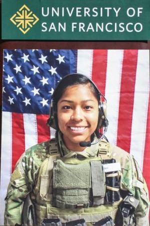 1st Lt. Jennifer Moreno (‘10), who was killed by a suicide bomb in Afghansitan on Oct. 6, 2013. 