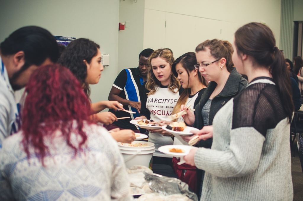 Students went to McLaren Hall after the performances at the Presentation Theatre to feast on Filipino, Indian, Brazillian, Chinese, Vietnamese, Korean, Portuguese, and Salvadoran food.